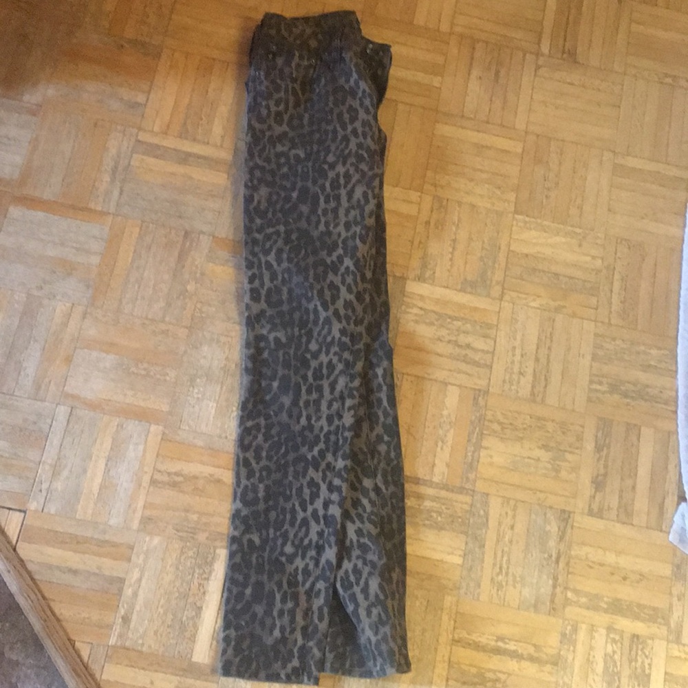 Leopard spotted skinny jeans. Open to offers